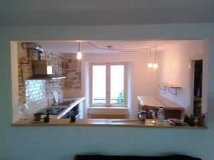 Plan de travail en frêne