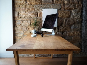 Simple table en chêne