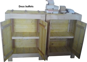 Buffets en bois de volige