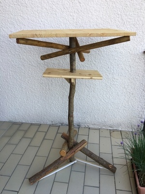 Table haute trépied