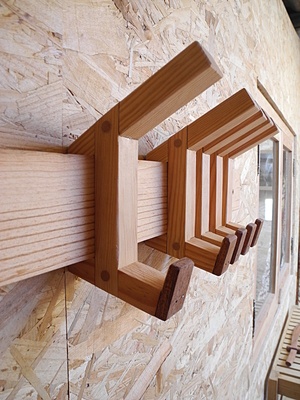 Patères coulissantes