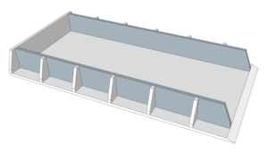 Silo agricole pour stockage du maïs