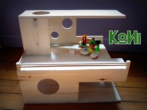 Maison de poupée en palette