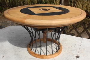 Table basse à engrenage