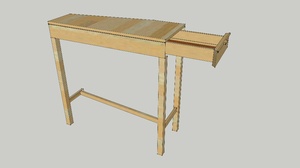 Console asymétrique