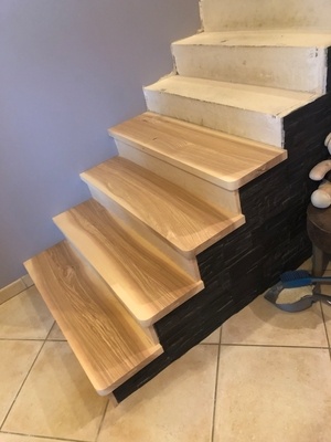 Escalier en frêne