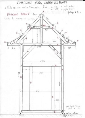 Cabane de 5 m2 et 1 étage