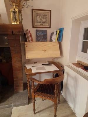 Combi étagère-pupitre