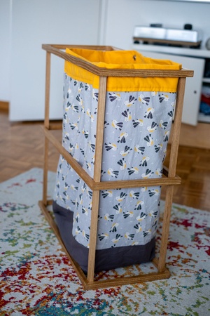 Sac à linge et support