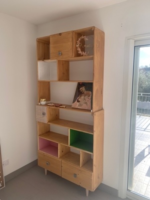 Bibliothèque (inspiration "Mado")