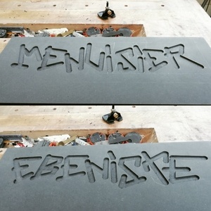 Enseigne pour l'atelier