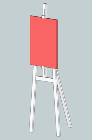 Chevalet pour menu