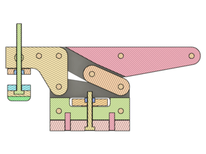 Sauterelle en contreplaqué pour serrage des pièces sur la Workstation ... ou autre