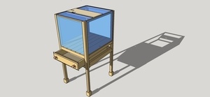 Meuble d'atelier pour imprimante 3D creality ender 3