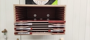 Caisson de rangement pour lames circulaire