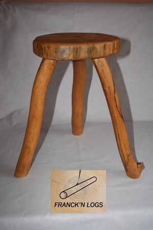 Petit tabouret logs