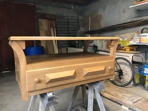 Table basse en chêne