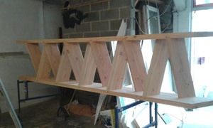 Escalier à Pas Japonais  2017,  Pin Douglas