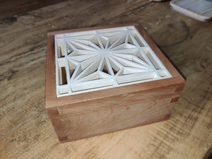 Boîte décoration avec kumiko