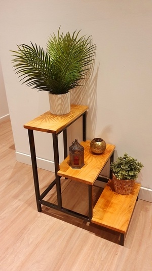 Escabeau 3 marches décoratif