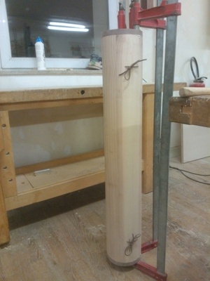 Boîte de transport pour canne et chansonnier