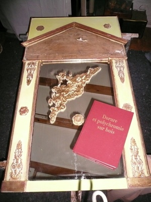 Restauration d'un trumeau Empire