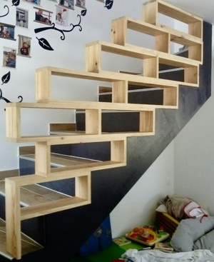 Claustra d'escalier.