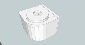 WC Sec Semi Arondi et Seau en douve