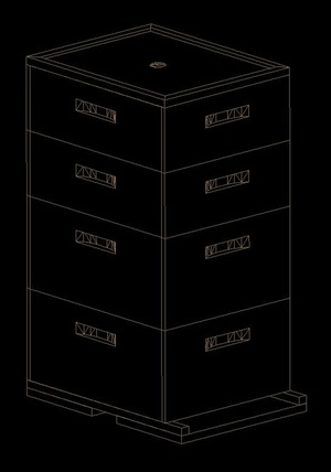 Ruche et ruchette Langstroth