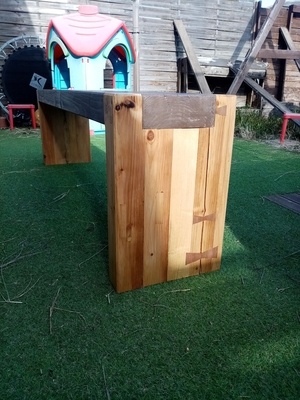 Banc rustique bronzé