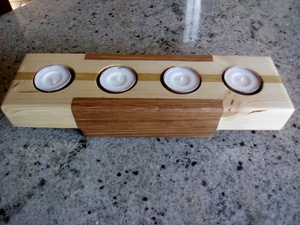 Bougeoir pour bougies chauffe plat