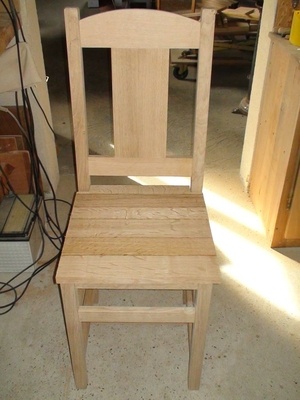 Chaise en chêne massif