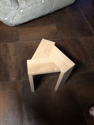 Tabouret en chêne 2.0