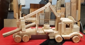 Grumier en bois de palettes et récup