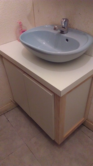 Meuble pour toilette