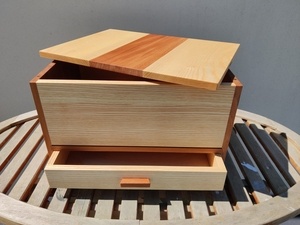 Boite en frêne et platane