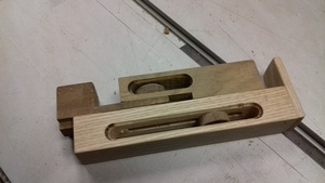 Gabarit pour entaille à mis bois
