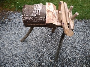 Un billot de sculpture