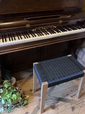 Banquette de Piano en Corde Danoise