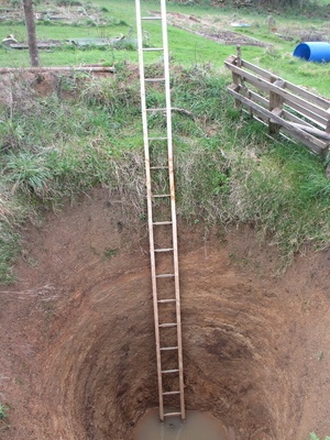 Echelle cyprès et chêne