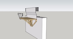 Support barbecue de balcon