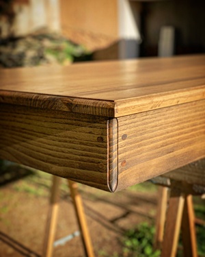 Estrade en châtaignier