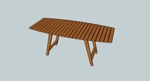 Table de jardin