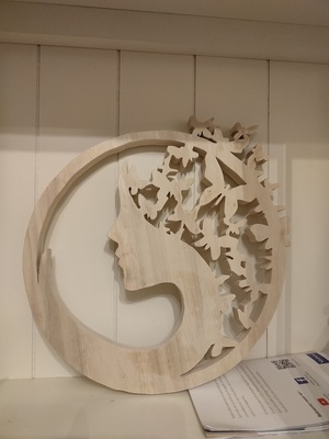 Déco tête papillonante