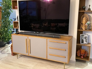 Meuble TV Chêne / Valchromat