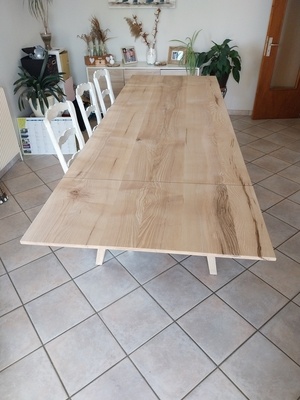 Table séjour avec rallonges