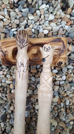 Bâtons de marche pour un père et son fils