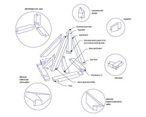 Sujet A1 - Chevron d'aretier régulier