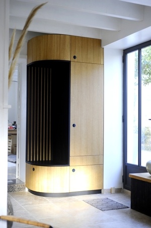 Agencement en courbe