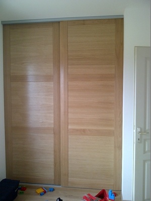 Porte coulissante placard
